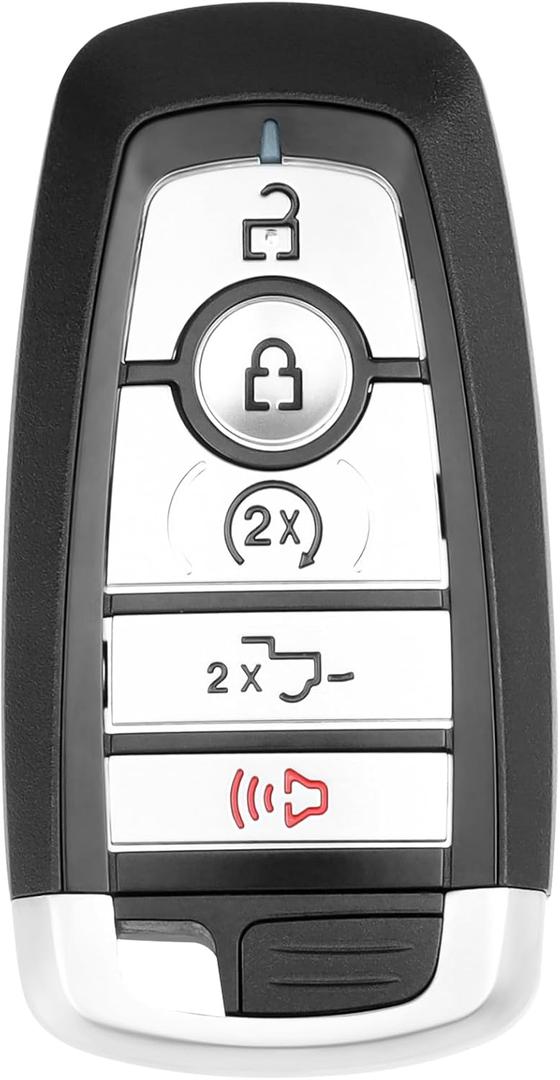 NPAUTO Key Fob Replacement Fits for Ford F150 F250 F350 F450 F550 Bronco 2017 2018 2019 2020 2021 2022, Smart Proximity Keyless Entry Remote Control Start Car Key Fobs, M3N-A2C93142600, 164-R8166