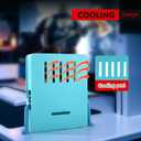 GRAPMKTG Charging Stand with Cooling Fan for Nintendo Switch Accessories Portable Dock Compatible for Nintendo Switch OLED Cute Case Decor Gift Men Women Kids Pink [nintendo_switch,sony_psp]