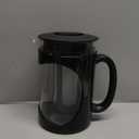 Primula Burke Deluxe Cold Brew Iced Coffee Maker, Comfort Grip Handle, Durable Glass Carafe, Removable Mesh Filter, Perfect 6 Cup Size, Dishwasher Safe, 1.6 qt, Black