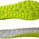 Height Increase Insoles for Men Wowen-4D Cloud Technology Insole-Super Soft Comfort Elevator Insoles, Memory Foam Heel Lift Inserts (Green, Lift 2.5CM/Men: US 8-12)