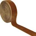 3 x Wedding Christmas Valentin's Day Gift Box DIY Craft Dcor Velvet Ribbon(Brown#1, 1''x2Yards)