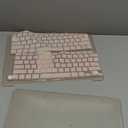 MOSISO Compatible with MacBook Pro 13 inch Case M2 2025, 2024, 2023-2016 A2338 M1 A2251 A2289 A2159 A1989 A1708 A1706, Glitter Sparkly Plastic Hard Shell&Keyboard Cover&Screen Protector, Chalk Pink