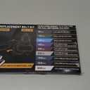 45 Pcs 1/2" x 12" Replacement Sharpening Belt Kit for Official Work Sharp Knife & Tool Sharpener (WSKTS & WSKTS-KT/Mk.1 & Mk.2) - Assorted Grits (80/120/240/400/600/800/1000/2500/5000)