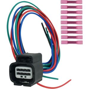 8 Wires Front Headlamp Headlight Connector Wiring Harness Pigtail Plug for 2017-2022 Honda CR-V 2018-2022 Accord Replaced OE 7283-2764