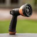Pocket Hose 25 FT Copper Bullet Expandable Garden Hose w/10 Pattern Thumb Spray Nozzle AS SEEN ON TV 650psi 3/4 in Patented Lead-Free Ultra-Lightweight Solid Copper Anodized Aluminum