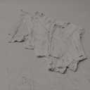 Gerber baby-girls 5-pack Solid Onesies Bodysuits (12 Months, White)