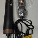 Round Hair Blow Dryer Brush - 1.2 Inch Ceramic Barrel Hair Dryer Brush for Short/Middle Hair, One Step Hair Drying, Volumizing, Straightening and Styling(Yellow-Black, 1.2 Inch)