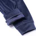 Kids Tales Baby Boys Girls Velvet Sweatsuit Cute Ear Hooded Fleece Pullover and Pants Outfits Set (Blue)