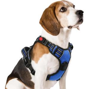 Rabbitgoo Dog Harness Medium Sized, No Pull Pet Harness With 3 Buckles, Adjustable Soft Padded Dog Vest With Instant Control Handle, Easy Walking Reflective Pet Vest For Medium Dogs