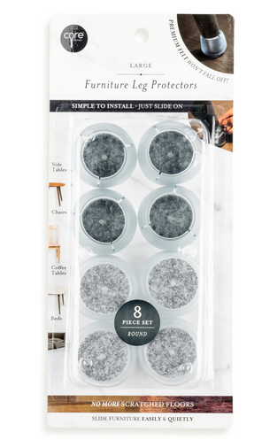 Core Kitchen Large Furniture Leg Protectors 8 Piece 2 Set