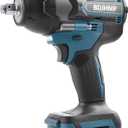 Cordless Impact Wrench 1/2 Inch, 1500 N.m/1106ft-lbs Brushless Impact Wrench Gun Compatible with Makita Battery (No Battery), Electric Power Impact Driver for Car Home