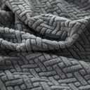 Couch Cushion Covers Sofa Covers Couch Covers for Sofa Pet Friendly Universal Sofa Covers Washable Stretch Slipcovers for Sectional Sofa (Texture Gray,Back Cover L)