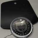 ZENO Hybrid 2-in-1 Analog & Digital Weighing Scale for Body Weight up to 400lbs - Thick Tempered Glass - Extra Large Display - Easy to Read Digital Bathroom Scale - New - Black Nova