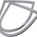 W10830162 Refrigerator French Door Gasket Replacement (Grey) by BAY Direct for Whirlpool Kitchen Aid Kenmore Maytag Jenn Air Compatible Part Number: 12723206AP W10179332 W10179332N W10199876 W10443225