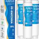 PUREPLUS 9000194412 Refrigerator Water Filter Replacement for Bosch Ultra Clarity BORPLFTR10,REPLFLTR10,644845,9000 077104,B26FT70SNS,B22CS30SNS,B22CS80SNS,B22CS50SNS,Haier 0060820860,0060218744,3PACK