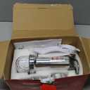 Metal Gourmet Pasta Press Attachment for Kitchenaid Stand Mixer, Pasta Maker Attachment with 5 Interchangeable Plates, Spaghetti Bucatini Fusilli Large/Small Macaroni