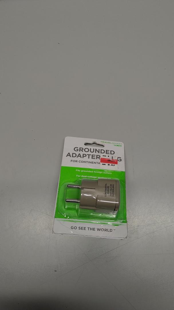 Conair Travel Smart Grounded Adapter Plug Continetal Europe, Pack of 2