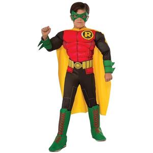 DC Teen Titans: Robin Deluxe Costume for Kids by Rubies, Boy's Small