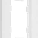 TayMac A1000W Allure Nonmetallic Wallplate Frame with 1-Gang, White
