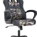 BestOffice Office Chair PC Gaming Chair Cheap Desk Chair Ergonomic PU Leather Executive Computer Chair Lumbar Support for Women, Men (Camo)