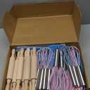 24 Pcs Valentines Day Gifts for Kids Valentines Day Baking Supplies with Kitchen Utensil, Pot Holders, Spatula, Rolling Pin, Whisk for Kids Classroom School Exchange Party Favors (Small)