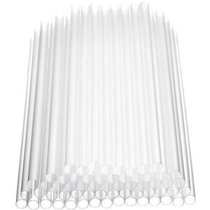 Disposable Crystal-Clear Plastic Boba Straws [11mm Wide 9 Inch] - 600 Individually Wrapped Bulk Heavy-Duty Straws for Bubble Tea, Smoothies, Thick Shakes, Parties & Cafes