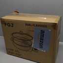 Hot Pot Electric Hot Pot with Divider, Large 6L Nonstick Dual-Sided Shabu Shabu Pot Dual-Flavor hotpot electric 1500W with Adjustable 5-Temperature Control Perfect for Family Dinners & Parties