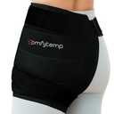 Comfytemp Hip Ice Pack Wrap for Sciatica Pain Relief, Hip Replacement Kit After Surgery, Reusable Gel Ice Pack for Injuries, Hot Cold Compress Recovery Item Physical Therapy for Men Women, Black (S/M)