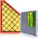 COCOAUTO Engine & Cabin Air Filter Kit for Traverse Blazer (2018–2026), Acadia (2018–2026), XT5 XT6 (2017-2026), Enclave (2018-2026), Replaces OE 23321606, CA12166, A3212C, 13508023