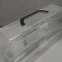 HOXHA Trading Card Storage Box 4 Pack Large & Small Holder Cases for Toploader & Standard Cards, Durable Organizer with 2600+ Capacity, Perfect for Card Collectors