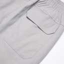 Mens Casual Cargo Joggers Pants Elastic Waist Slim Fit Stretch Chino Work Pants Twill Track Sweatpants Trousers (Gray)