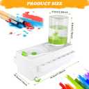 2026 Upgraded Paint Brush Cleaner Tool, Painting Station with Brush Washer for Kids, Acrylic Watercolor Paint Water Dispenser, Art Supplies Paintbrush Rinser for Artists (Green)