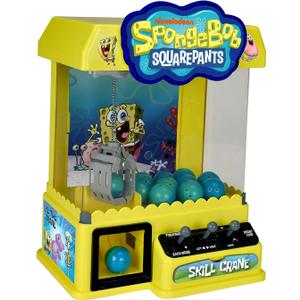 Well Played Spongebob Squarepants Skill Crane Game Toys - Fun Classic Arcade Machine for Kids - Ages 6+