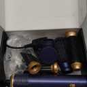 5 in 1 Hair Dryer Brush Set,Professional Negative Ionic Hot Air Styler, Air Curling Wrap Styler,Detachable Blow Dryer Brush With Auto Wrap Curlers,Hair Styling Tools For Straight/Curl/Drying/Smoothing (Blue Gold)