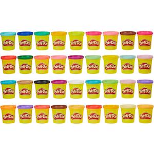 Play-Doh Modeling Compound 36-Pack Case of Colors, Non-Toxic, 3 Oz Cans of Assort. Colors, Back to School Classroom Supplies, Preschool Toys, Ages 2+ 