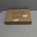 Enido Flameless LED Candles with Remote & Timer, Battery Operated Acrylic Pillar Set, 10 Pc Flickering Electric Lights with Embedded Star String for Cozy Home & Holiday Romantic Decor (Grey)