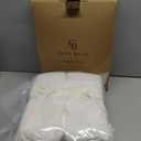 Cozy Bliss Faux Fur Throw Blanket for Couch, Fuzzy Soft Plush Thick Bubble Blanket for Sofa Bedroom Living Room, 60 * 80 Inches Cream White