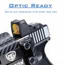 IWB Kydex Holster for Glock 19 19X 23 32 44 45 MOS Gen 3/4/5 with Olight Baldr S/Baldr Mini Tactical Flashlight, RMR Red Dot Optic Cut, Inside Waistband Concealed Carry, Right Hand