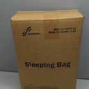 Sportneer 0 Degree Wearable Sleeping Bag for Adults & Kids  Walkable with Arm Zippers, Waterproof & Warm, Compact for Camping, Stadiums, Travel, Backpacking & Car Use (87''Long 32-65, Black)