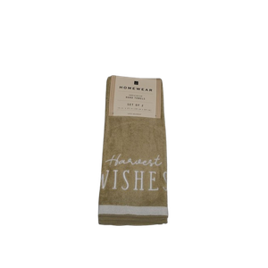 Home Wear Hand Towels Set Of 2 15x25