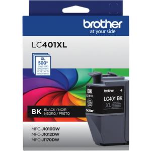 Brother Genuine LC401XLBK High Yield Black Ink Cartridge