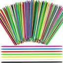 Colorful Pick Up Sticks,Toys for Fun Family Parent-Child Games 6.3Inch Long, Nostalgic Games