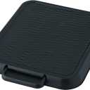 Copco Coffee Cab Rolling Countertop Small Appliance Stand, Compact Glide Pad for Coffee Machines & Kitchen Essentials, Non-Slip, Heat-Resistant Base, Easy Access & Durable Construction (Black)