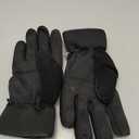 100% Waterproof Winter Gloves for Men Women Windproof Thermal with Touchscreen Finger, Anti-Slip Palm, Warm Hands for Cold Weather Running, Cycling, Driving, Hiking, Snow, Ski, Golf (Large, Black)