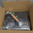 Windows Screen Replacement and Screen Door Repair Kit, 6Pcs Window Screen Fiberglass Mesh Kit - Window Screen & Screen Door Mesh & Screen Porch Repair Kit (Black, 48" x 118")