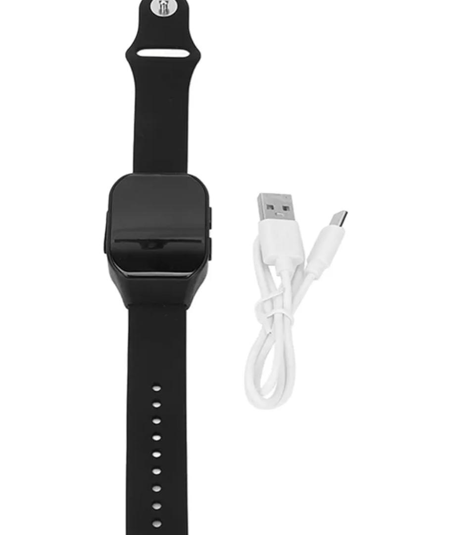 Wristband Sleep Aid Device - Portable 3 Modes Microcurrent Watch Relieves Anxiety and Stress - Smart Sleep Aid Wristwatch(Black)