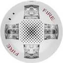 Edwards EGCAVWF - Ceiling Horn Strobe, 15-115cd, White, FIRE Marking