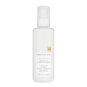 Kristin Ess Hair Hydrating Salon Leave In Conditioner Spray for Strength + Shine - Lightweight Anti Frizz Detangler for Women - Sulfate Free + Color Safe - Castor Oil Moisture Bond Repair Spray