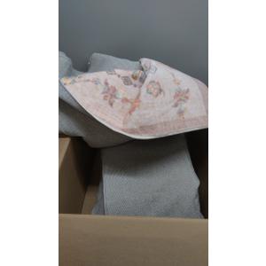 Large Carpet Flowers Pink Comfortable