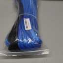 Synthetic Winch Rope 3/8'' x 50ft 13, 348 Lbs Synthetic Winch Line Cable Rope with Protective Sleeve for Off Road Vehicle 4WD SUV Truck ATV UTV SUV(Blue)